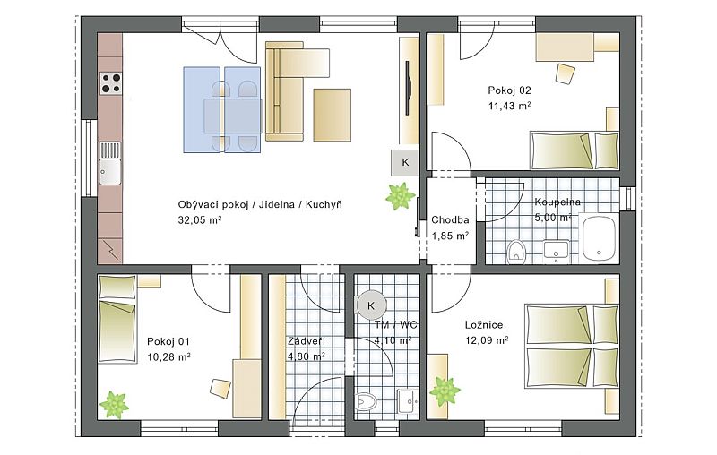 rapido-půdorys-okno