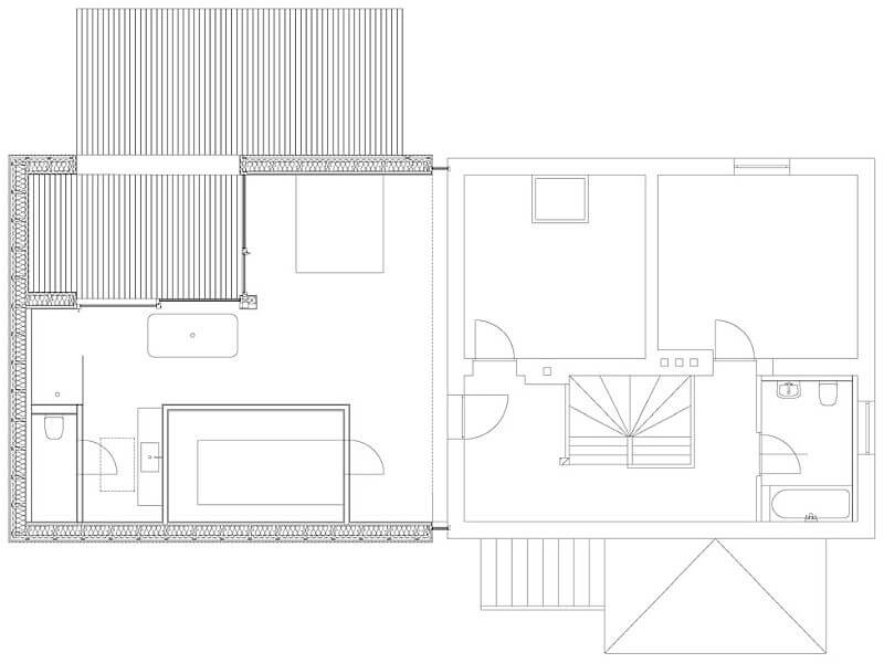 rekonstrukce-stareho-domu-pristavba-ze-dreva-pudorys-2NP