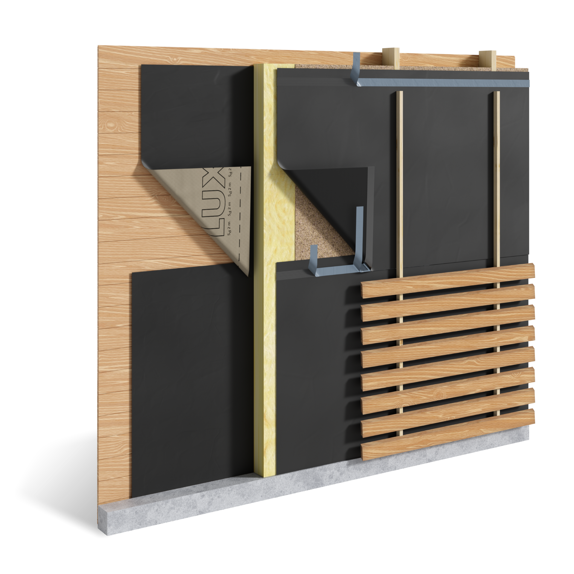 DrevoaStavby.cz | Fas&aacute;da dřevostavby s otevřen&yacute;mi sp&aacute;rami