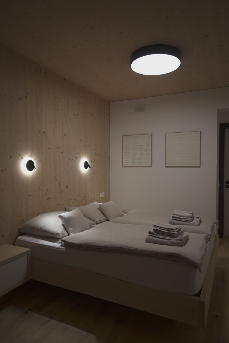 DrevoaStavby.cz Vzorová dřevostavba 3AE v Čakově DrevoaStavby.cz Vzorová dřevostavba 3AE v Čakově ložnice