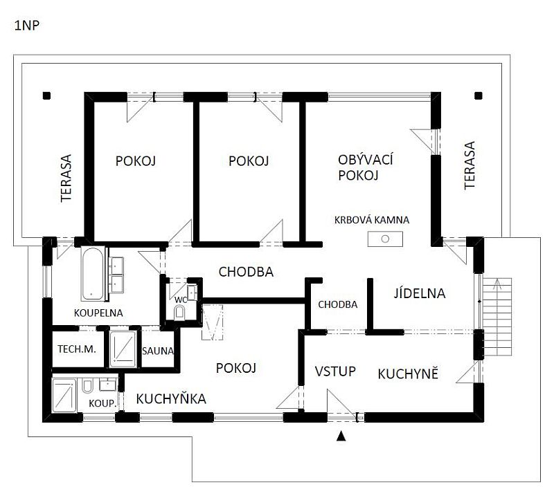 prizemni-drevostavba-ATRIUM-pudorys