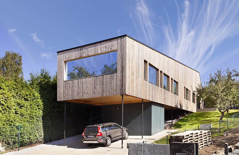 DrevoaStavby.cz | Atypick&aacute; dřevostavba na &uacute;zk&eacute;m pozemku PENATUS