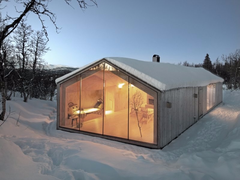 norská dřevostavba do véčka