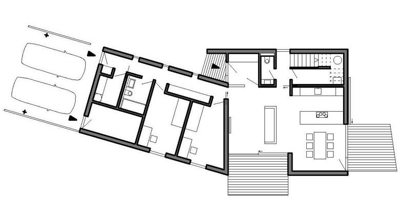 moderní dřevostavba - individuální návrh-1NP