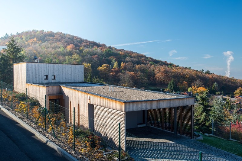 moderní dřevostavba - individuální návrh-garaz