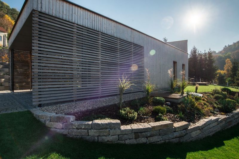 moderní dřevostavba - individuální návrh-skalka