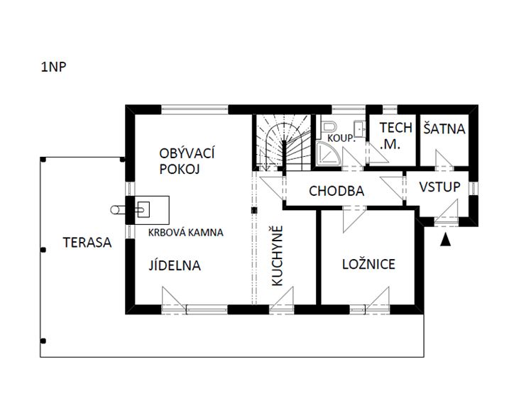 navsteva-drevostavby-PALIS-pudorys-1NP