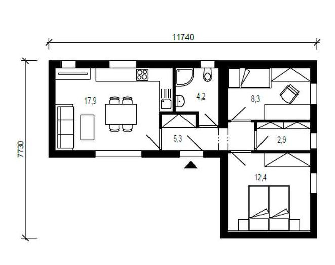 pudorys modulova_stavba