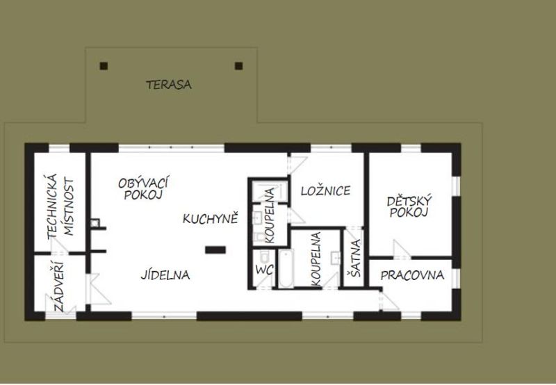 DrevoaStavby.cz | Moderní přízemní dřevostavba s fasádou z modřínu DrevoaStavby.cz | Moderní přízemní dřevostavba s fasádou z modřínu