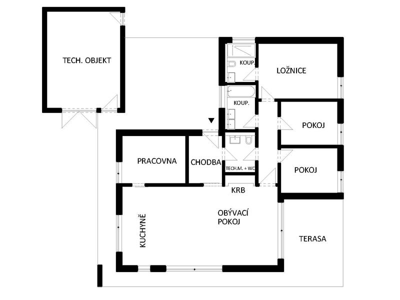 moderni-drevostavba-pudorys