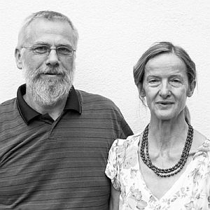 Jan s manželkou majitelé dřevostavby Jan s manželkou