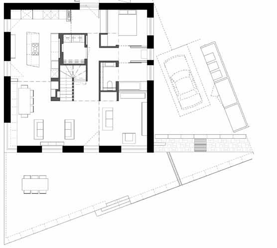 DrevoaStavby.cz | Certifikovaná pasivní dřevostavba půdorys 1NP DrevoaStavby.cz | Certifikovaná pasivní dřevostavba půdorys 1NP
