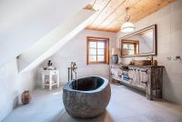 koupelna v dřevostavbě