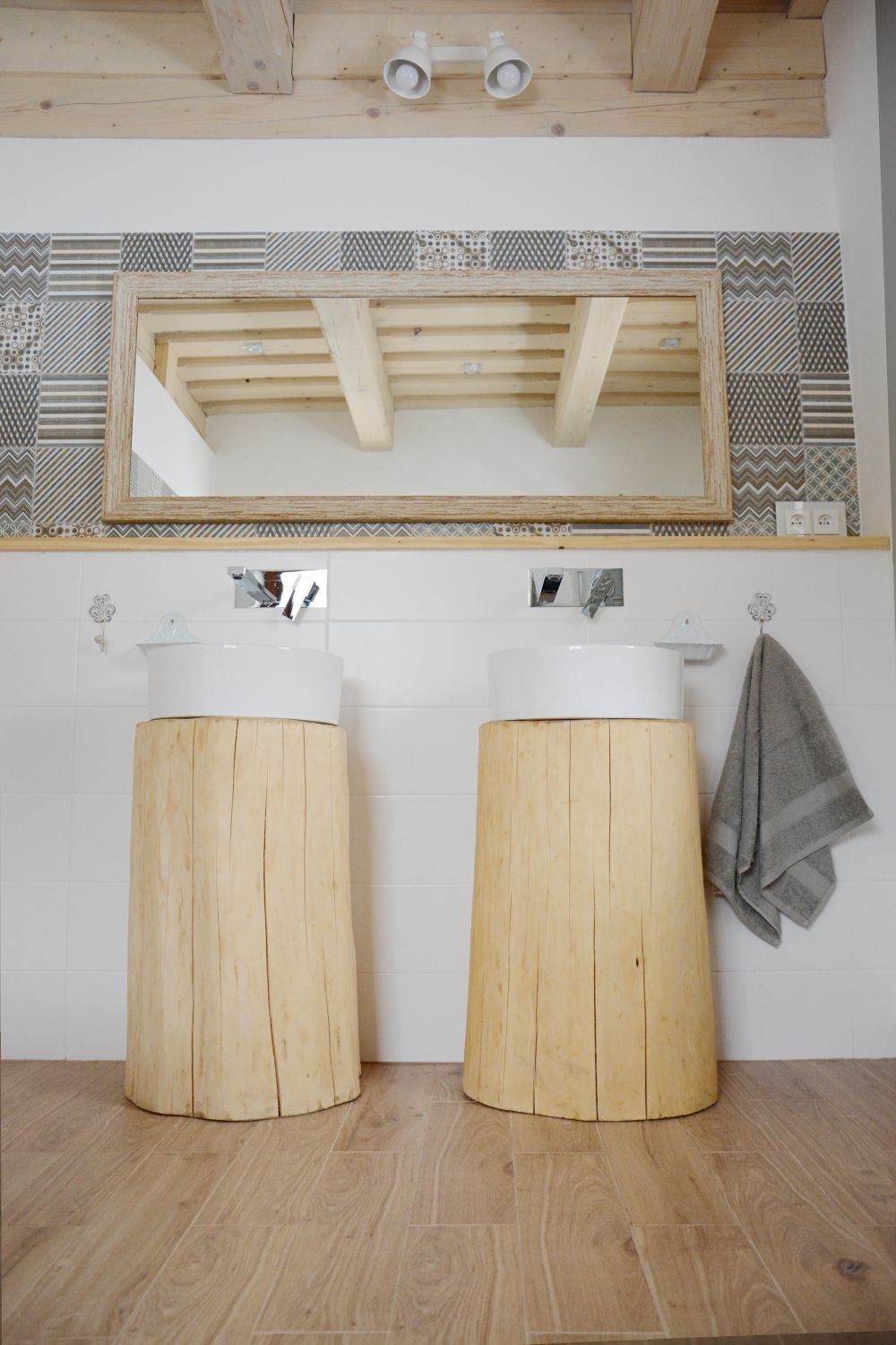 Dřevostavby.cz Návrh koupelny v roubence Dřevostavby.cz Návrh koupelny v roubence