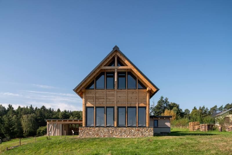 DrevoaStavby.cz | Moderní skeletová roubenka DrevoaStavby.cz | Moderní skeletová roubenka