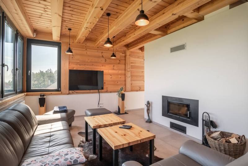 DrevoaStavby.cz | Moderní skeletová roubenka DrevoaStavby.cz | Moderní skeletová roubenka