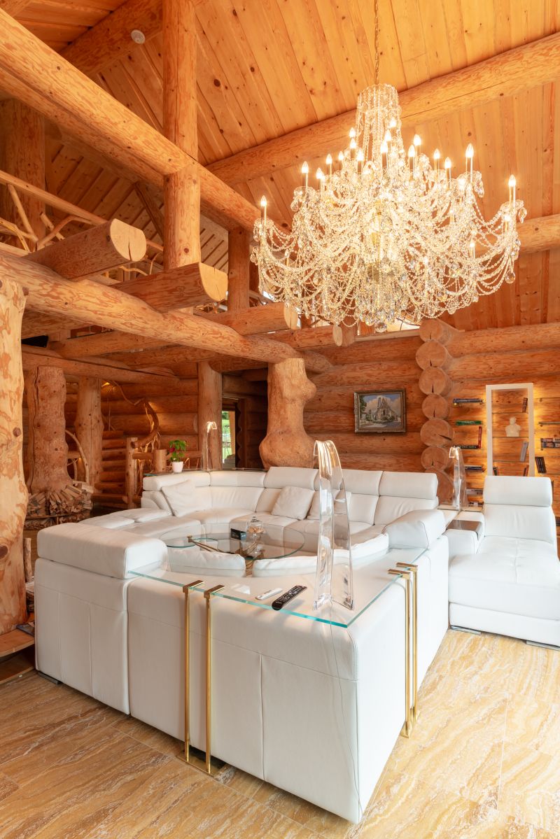 DrevoaStavby.cz | Osvětlění v dřevostavbě robustní lustr v dřevostavbě DrevoaStavby.cz | Osvětlění v dřevostavbě robustní lustr v dřevostavbě