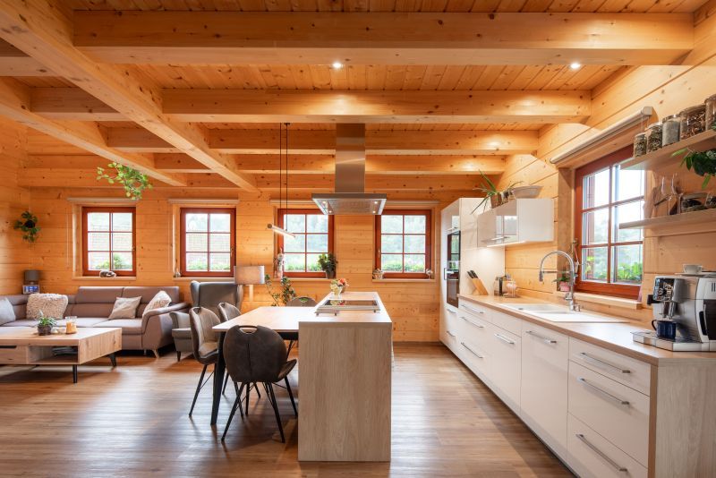 DrevoaStavby.cz Roubenka na louce, kde srnky dávají dobrou noc DrevoaStavby.cz Roubenka na louce, kde srnky dávají dobrou noc obývací prostor