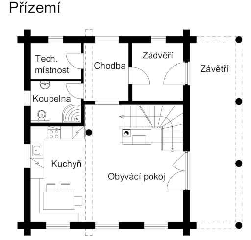 srub-pudorys-prizemi