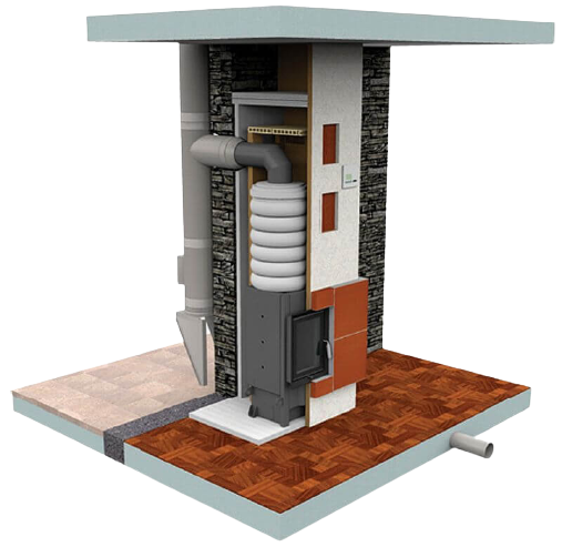 Drevoastavby.cz | Akumulační sálavý krb Drevoastavby.cz | Akumulační sálavý krb