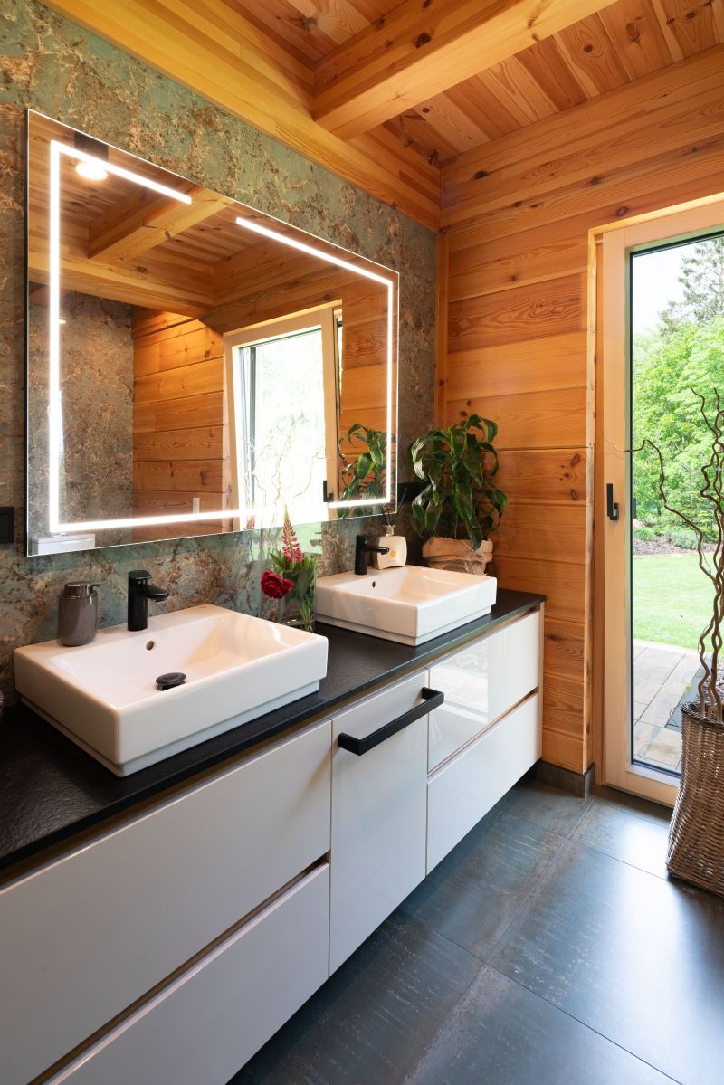 Moderní roubenka OK PYRUS Moderní roubenka těžký dřevěný skelet_OK PYRUS_18