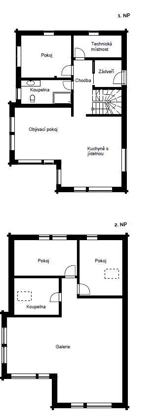 půdorysy WOOD-LIFE CZ