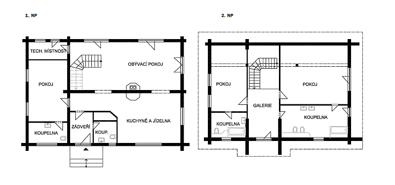 masicvni-srub-pudorysy