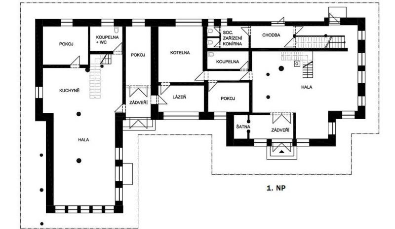 srub-a-ranc-Appaloosa-pudorys-1NP