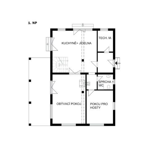 roubenka-OK-Pyrus-pudorys-1NP