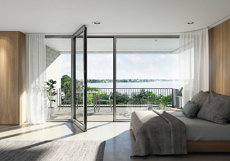 Okenní systém Schüco AWS_zapuštěný práh_01