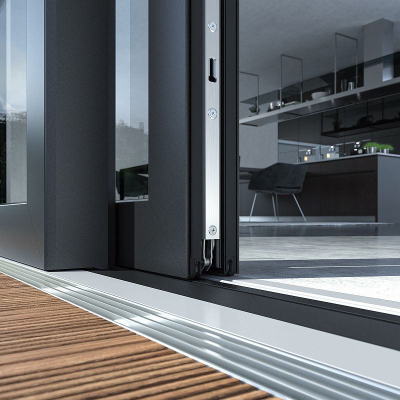 Posuvný systém se zdvihem Schüco LivIngSlide zapuštěný práh_11