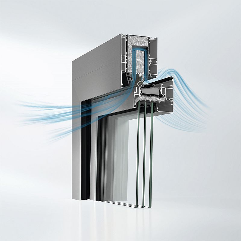 Schüco AWS 90 AC.SI průřez