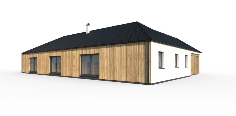 DrevoaStavby.cz | Individuální bungalov Individual 2-287 DrevoaStavby.cz | Individuální bungalov Individual 2-287