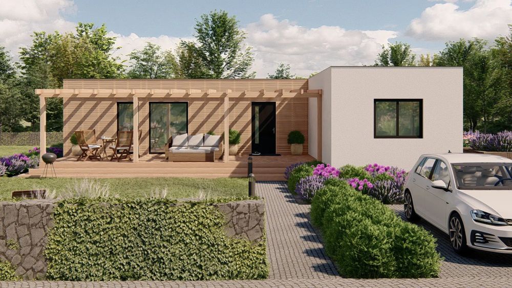 Modulov&aacute; dřevostavba - dvojmodul l.