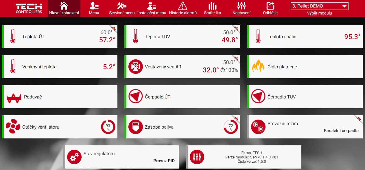 DrevoaStavby.cz | Peletový kotel OPOP chytré ovládání DrevoaStavby.cz | Peletový kotel OPOP chytré ovládání