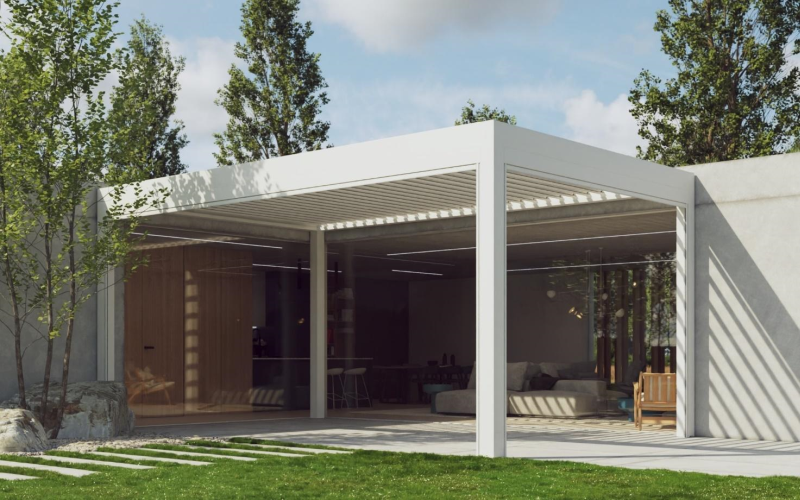 DrevoaStavby.cz | Zahradní hliníková pergola Climax DrevoaStavby.cz | Zahradní hliníková pergola Climax