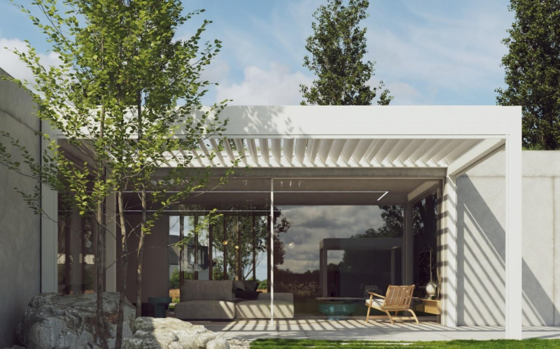 DrevoaStavby.cz | Zahradní hliníková pergola Climax DrevoaStavby.cz | Zahradní hliníková pergola Climax