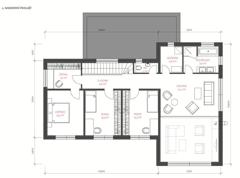 DrevoaStavby.cz | RD Černošice LUCERN DrevoaStavby.cz | RD Černošice LUCERN