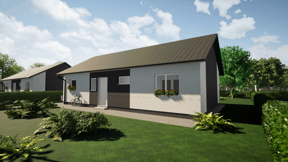 Bungalov SMART Go! - Lešany, Smartstavby