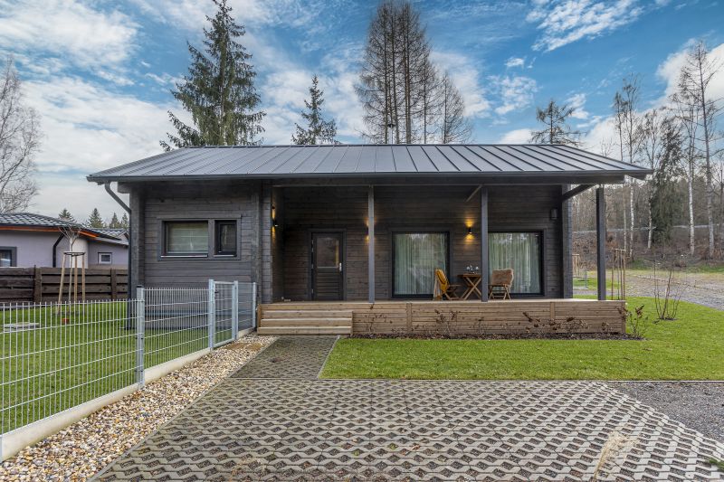 DrevoaStavby.cz Finská chata Kontio Sázava DrevoaStavby.cz Finská chata Kontio Sázava