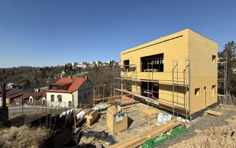 Exkurze na stavbu pasivní dřevostavby. To prostě musíte vidět