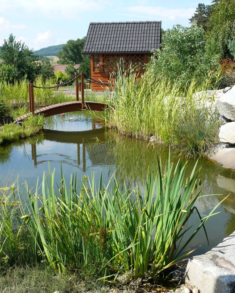 obytna-zahrada-zahradni-jezirko-dreveny-mustek-altan