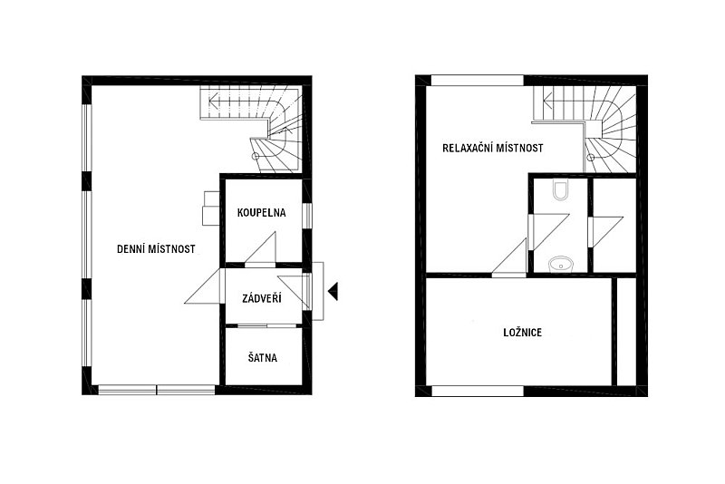 DrevoaStavby.cz | Červeno b&iacute;l&aacute; roubenka z vysu&scaron;en&eacute;ho dřeva