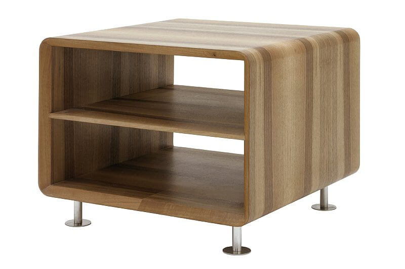 designova-skrinka-na-nozickach-z-hnedosedeho-orechoveho-dreva