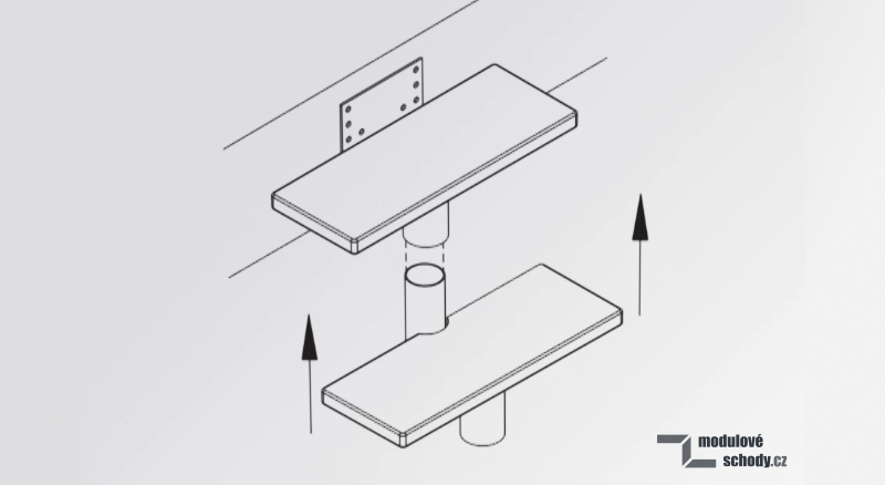stavebnice-modulove-schody-sestaveni