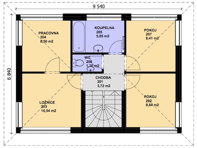 drevostavba-na-klic-typovy-dum-avanta-rd-126k-pudorys-2np