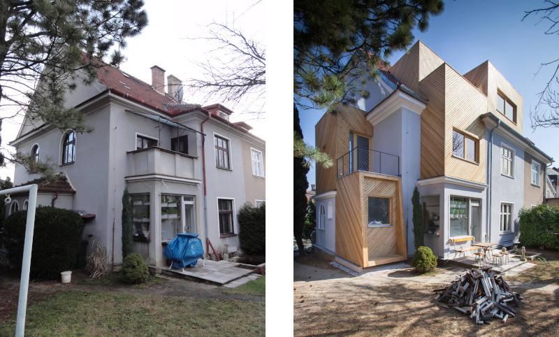DrevoaStavby.cz | Rekonstrukce star&scaron;&iacute; vily s pomoc&iacute; dřeva