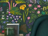 S textiln&iacute; tapetou stěny v&aacute;m rozkvetou