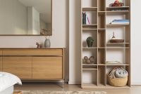 &Uacute;ložn&yacute; n&aacute;bytek v modern&iacute; dřevostavbě