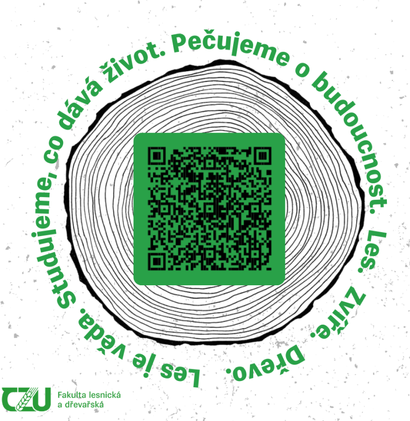 Film Stavby s vůní dřeva QR na Linktree FLD